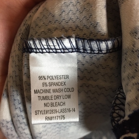 Haani Navy Floral Gold Hardware Cutout Shift Dress - Picture 7 of 7